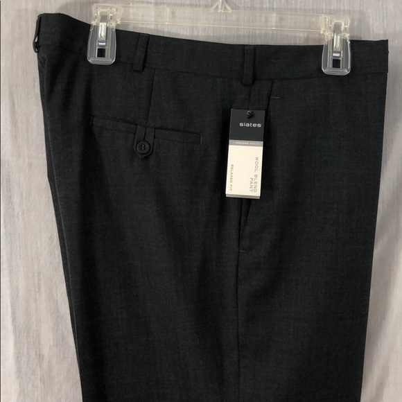 Dockers Other - 🏆NWT SLATES Dockers Wool Blend Gray Pant W38 L 34